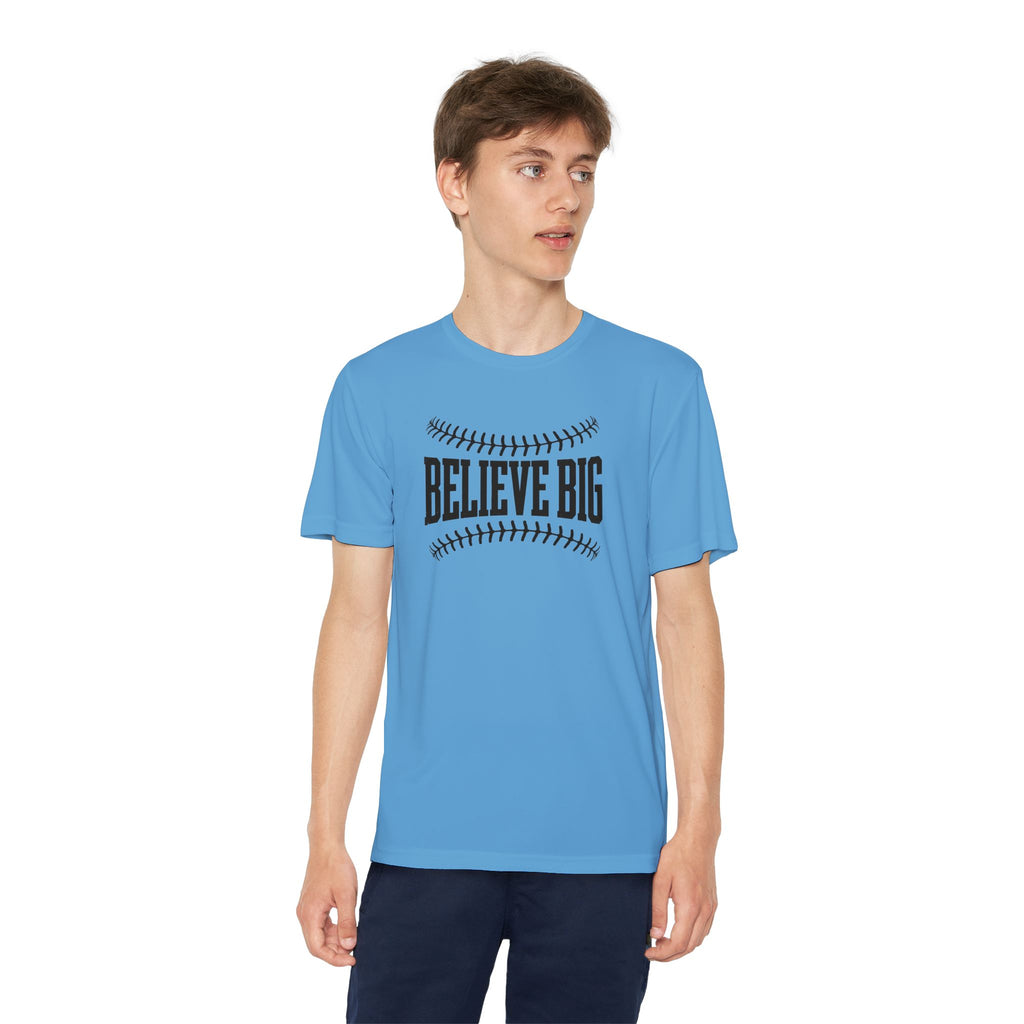 Believe Big Youth Baseball Dri Fit Tee