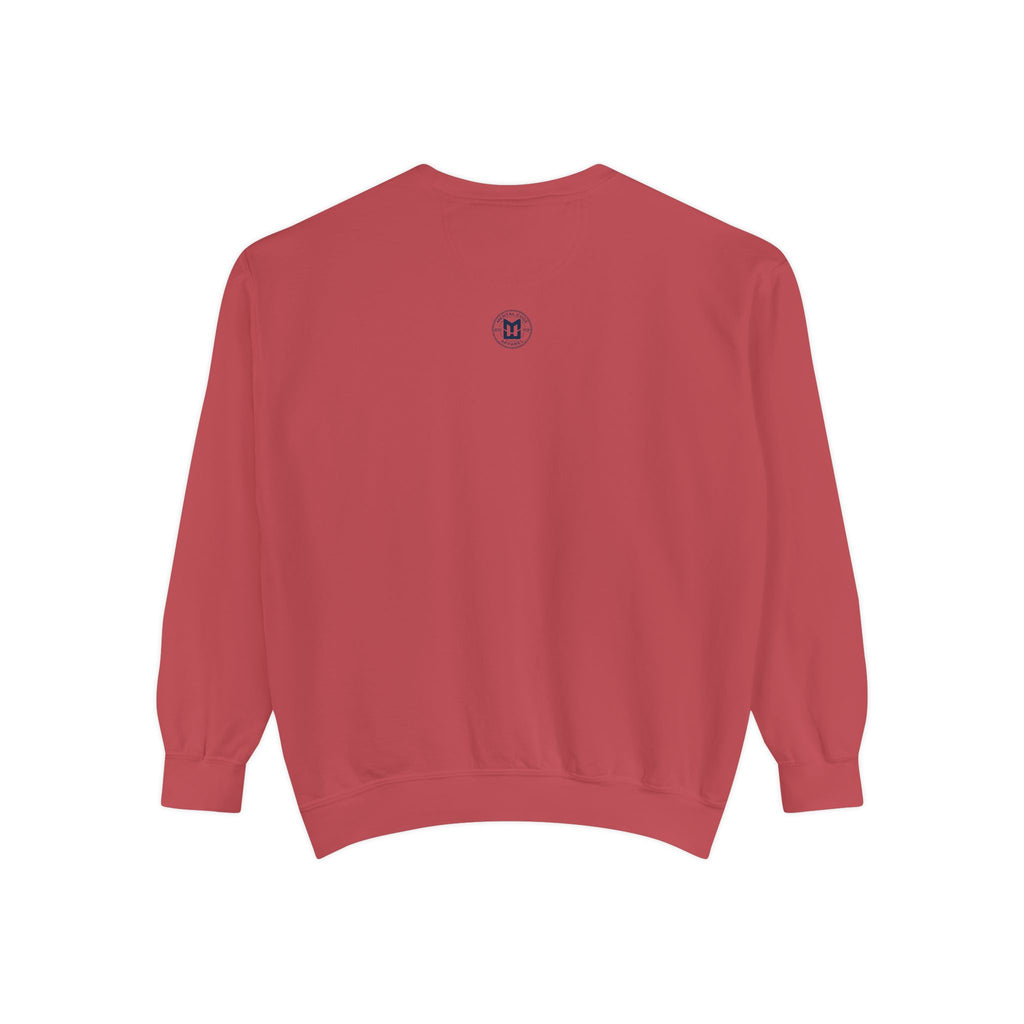 Baseball Unisex Sweatshirt - "Live Love Baseball" Vintage Sunset Crewneck