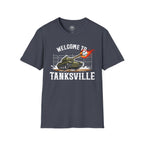 Welcome to Tanksville Tank Adult T-Shirt