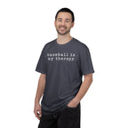 Adult Unisex "baseball is my therapy" Comfort Colors Garment-Dyed T-shirt