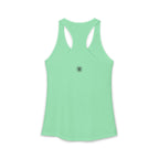 Banned to The Outfield Baseball Moms Ideal Racerback Tank