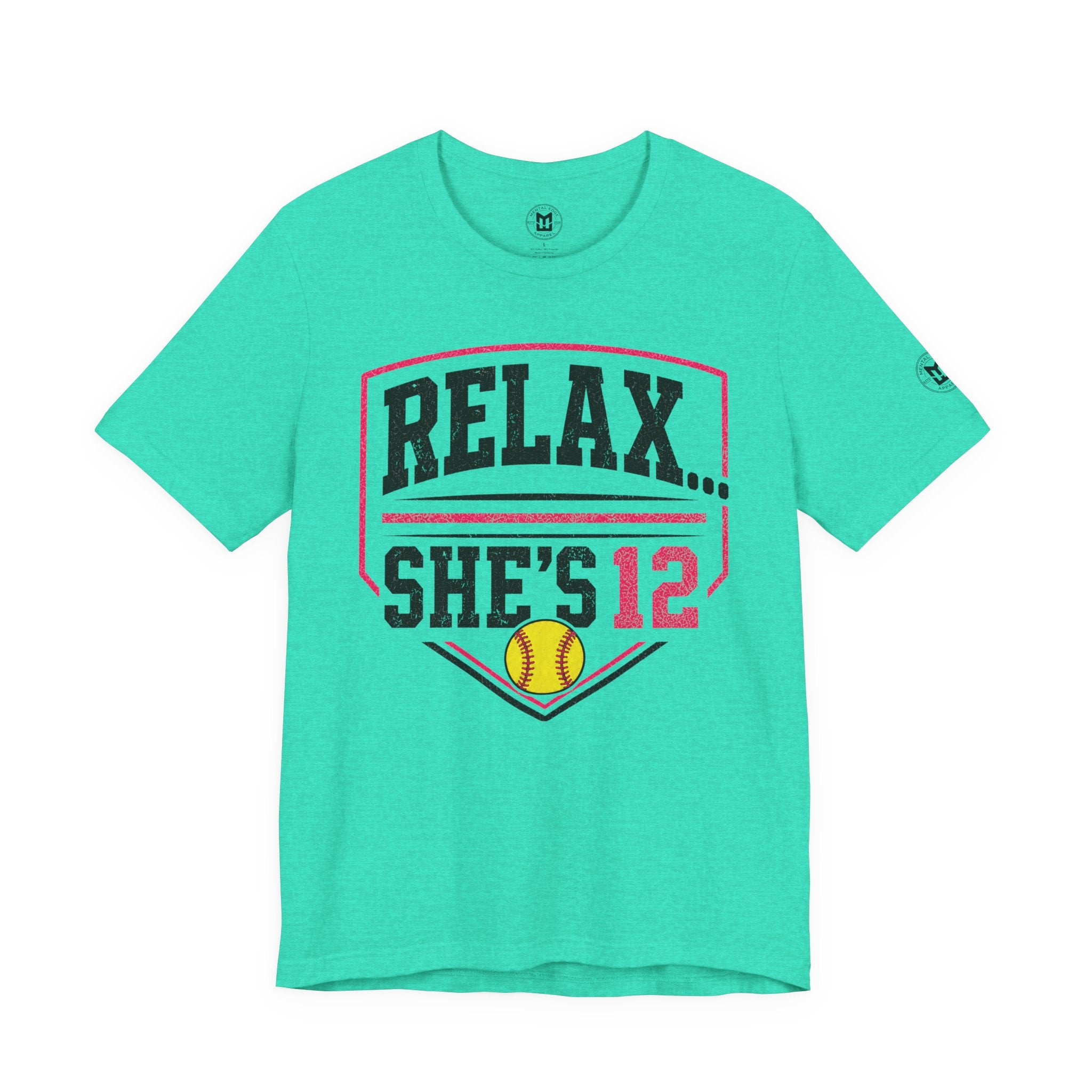 Relax... She's 12 Softball Parents Tee