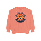Baseball Unisex Sweatshirt - "Live Love Baseball" Vintage Sunset Crewneck