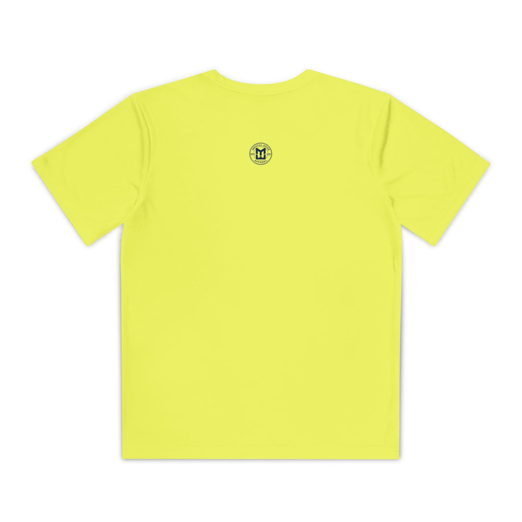 Live Love Baseball Youth Dri Fit Tee — Sunset Palm Baseball Player Shirt