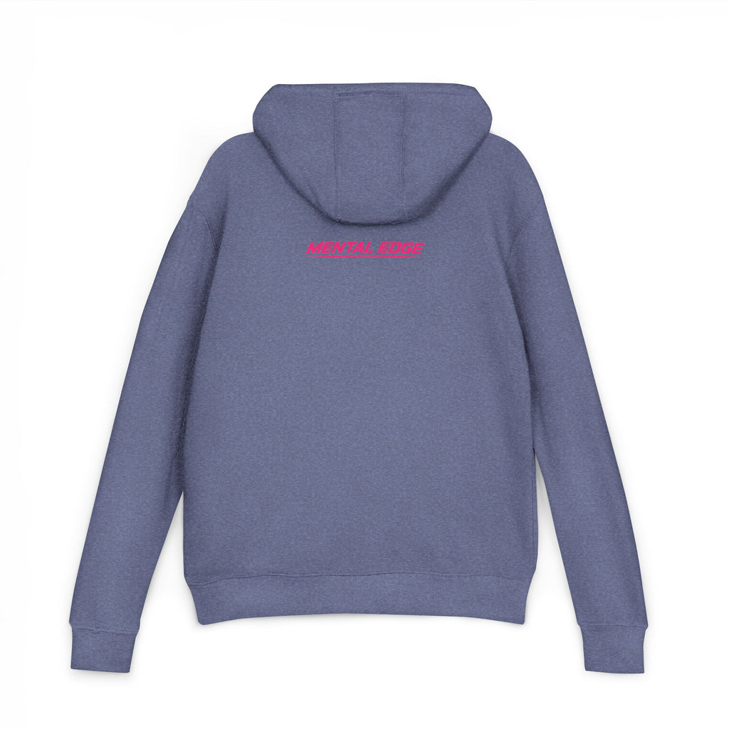 Adult Mental Edge Hoodie — ME Pink Logo French Terry Pullover
