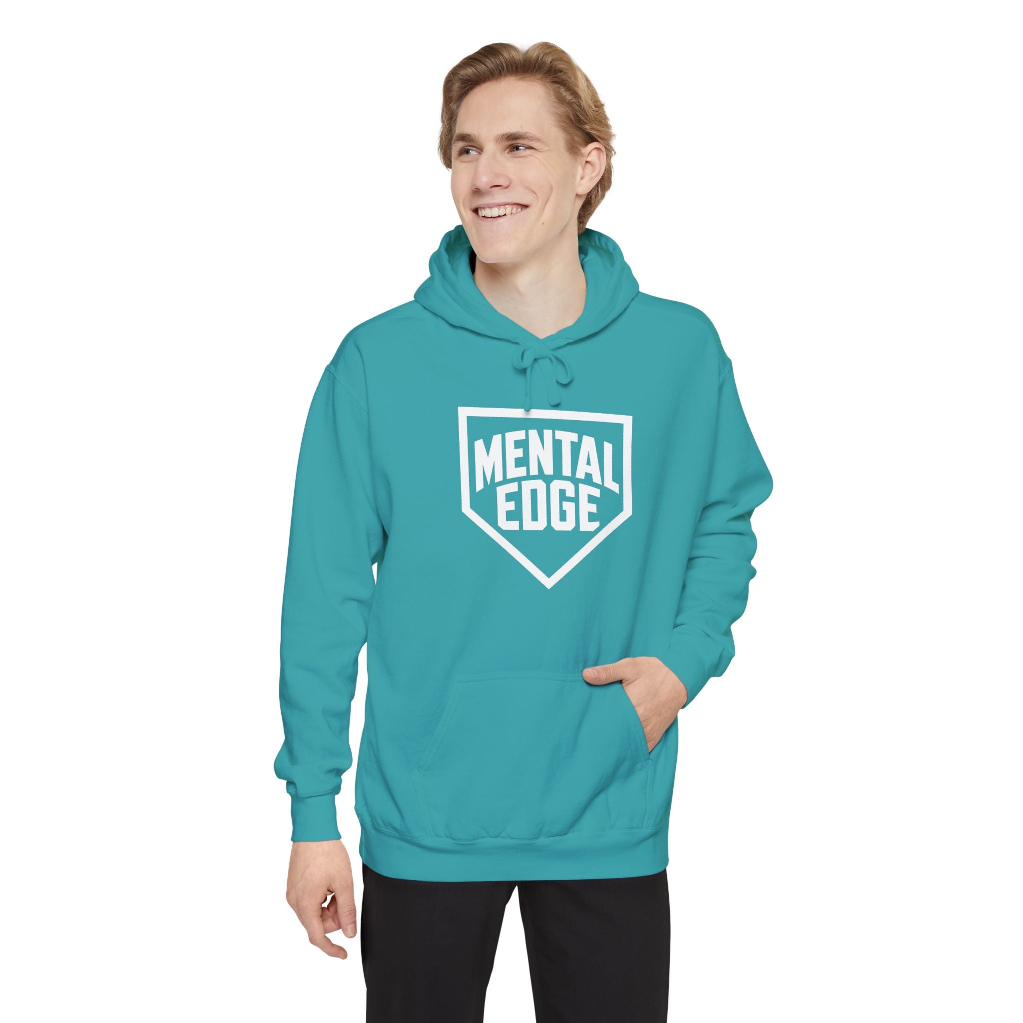 Mental Edge Home Plate Hoodie Unisex - Comfort Colors Garment-Dyed Hoodie