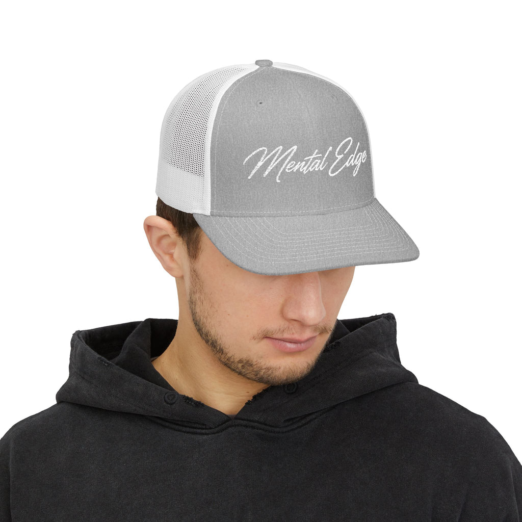 Mental Edge Trucker Cap — Script Logo Snapback Hat