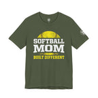 "Built Different" Softball Mom T-Shirt