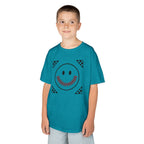 Kids T-Shirt — "Smily Baseball Seams Face" Baseball Tee