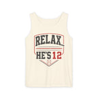 Relax... He's 12 Parent Tank Top