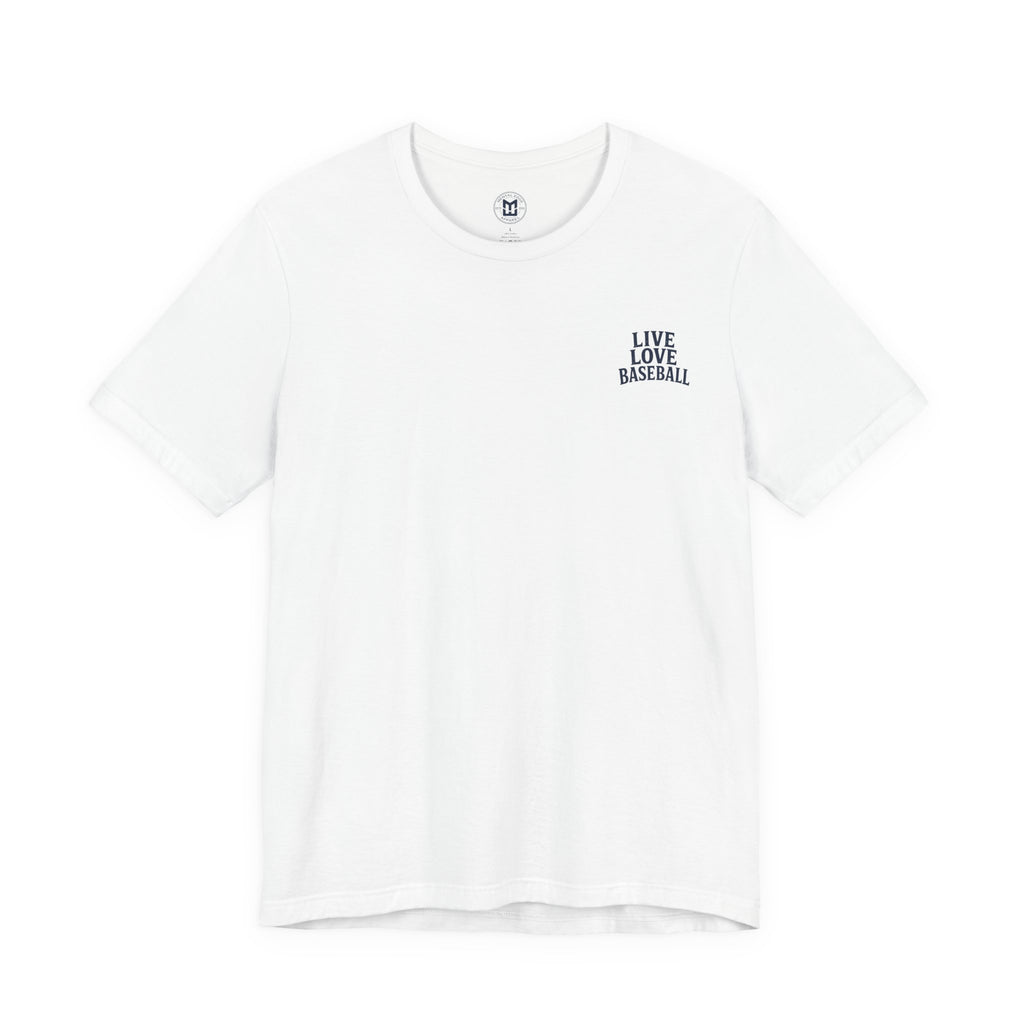 Baseball Tee — "Live Love Baseball" Vintage Sunset Unisex T-Shirt