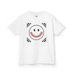 Kids T-Shirt — "Smily Baseball Seams Face" Baseball Tee