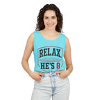 Relax... He's 8 Baseball Parent Tank Top
