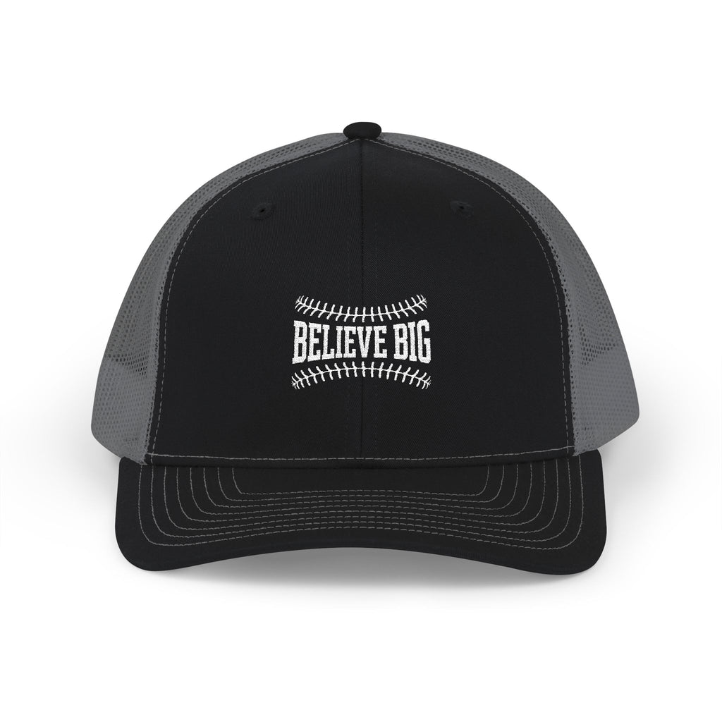 Believe Big Baseball Snapback Trucker Cap