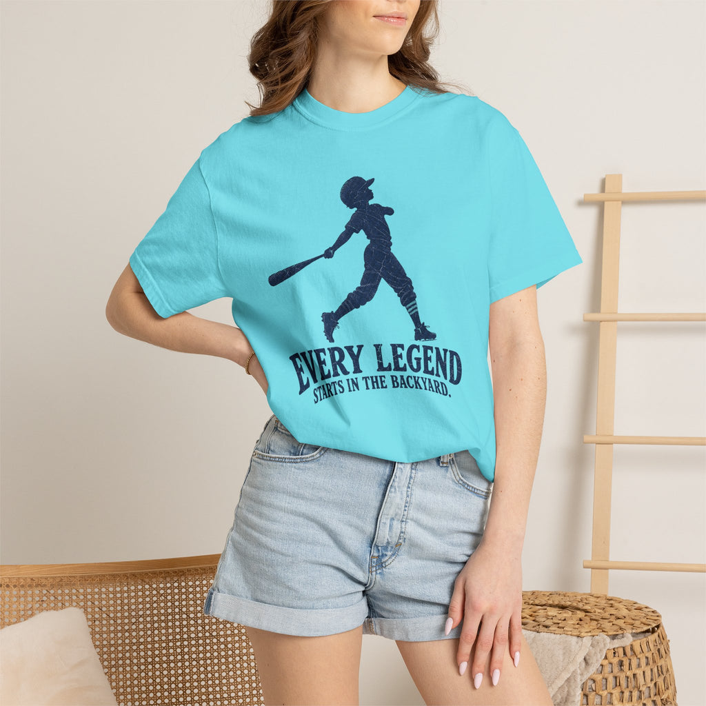 Adult Unisex  "Every Legend Starts in the Backyard" Graphic Tee