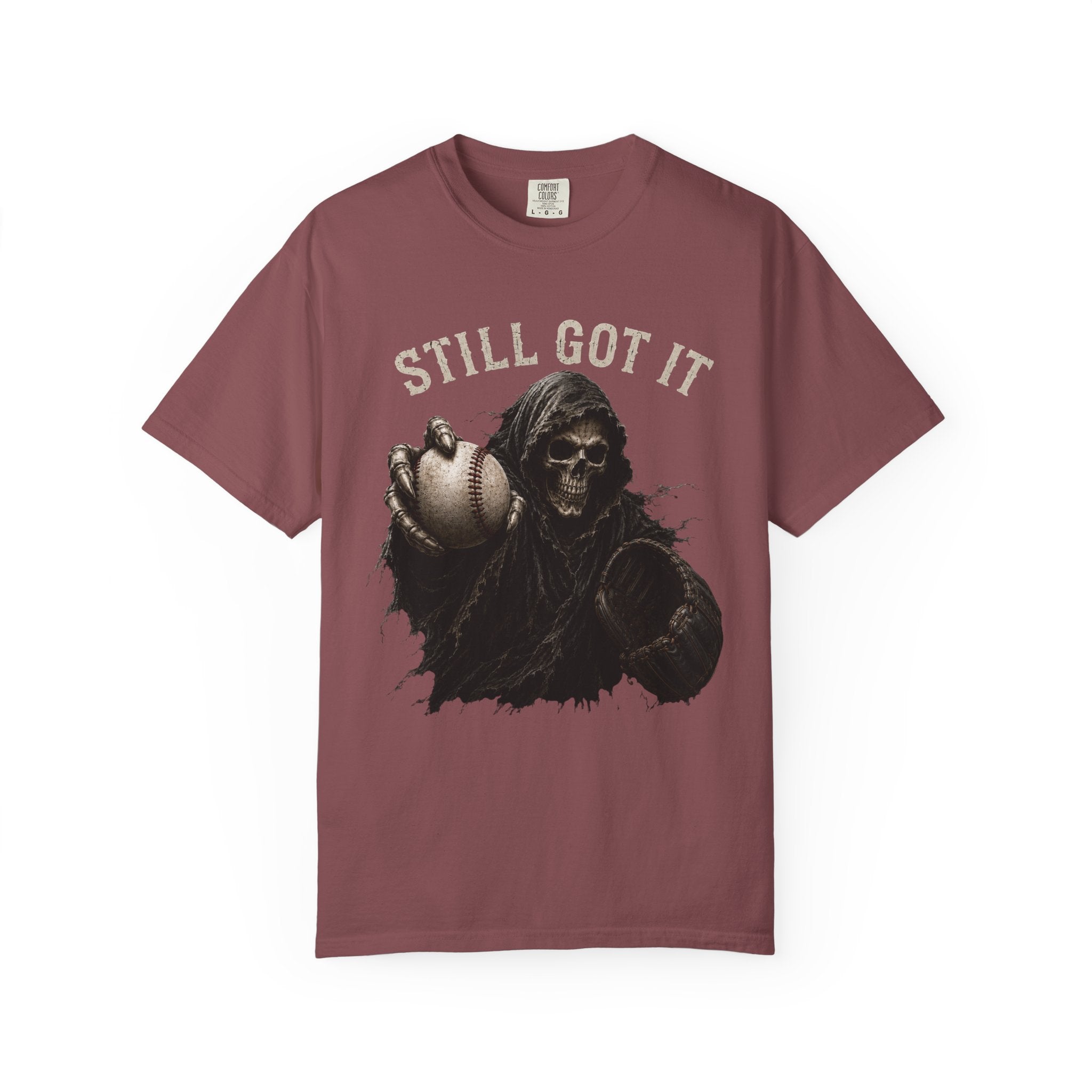 Still Got It Baseball Tee — Vintage Reaper Baseball T-Shirt