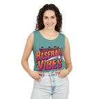 Baseball Vibes Tank Top — Retro Stadium Graphic Baseball Tee