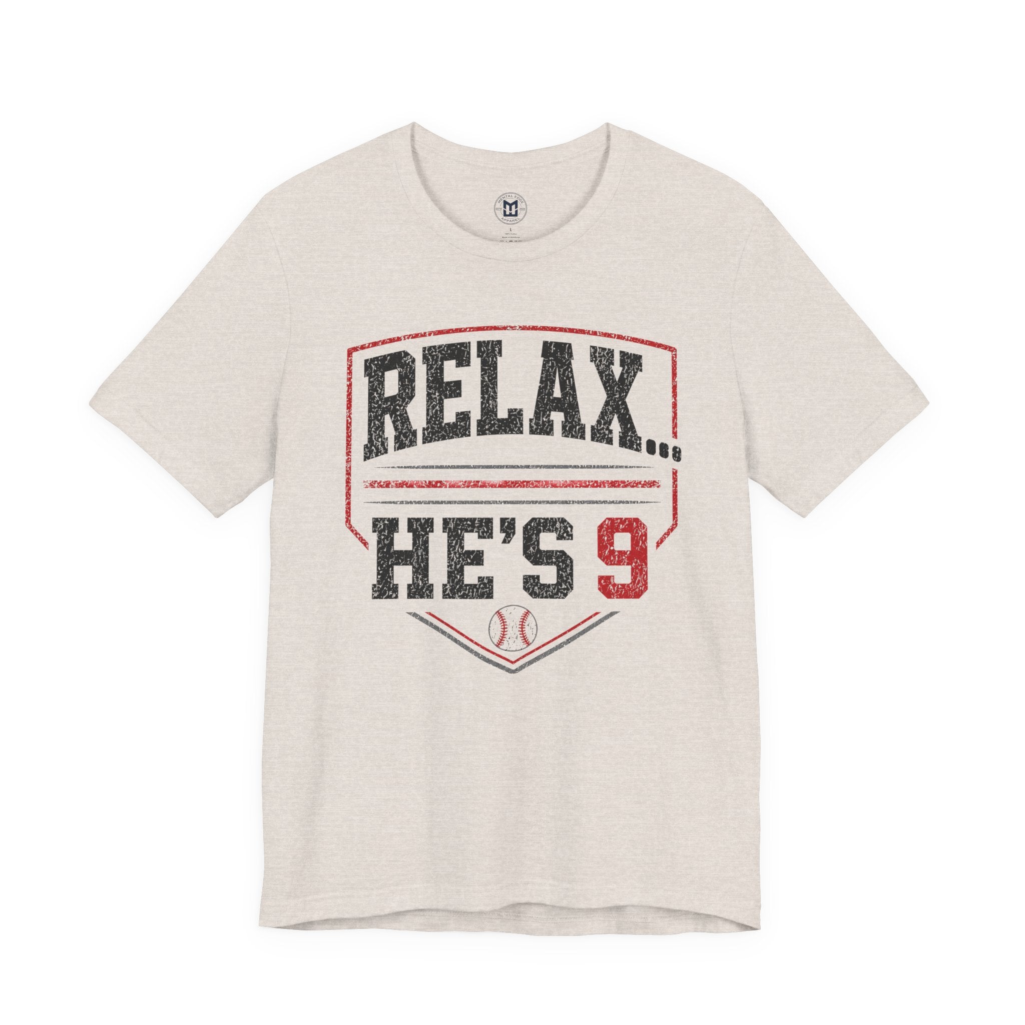 Relax... He's 9 Baseball Shirt