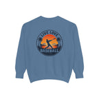 Baseball Sweatshirt — "Live Love Baseball" Vintage Sunset Crewneck Unisex