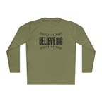 Baseball "Believe Big" Long Sleeve Unisex Tee