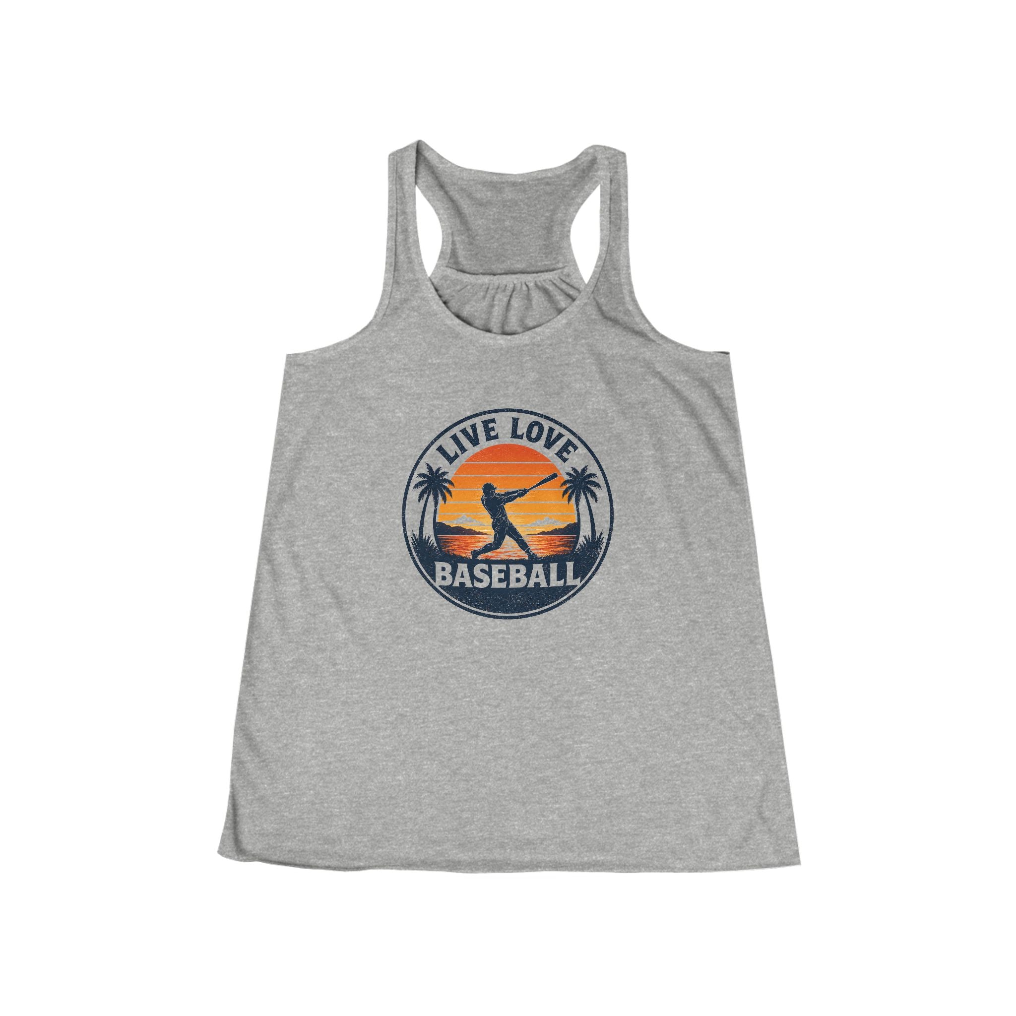 Live Love Baseball Women's Flowy Racerback Tank