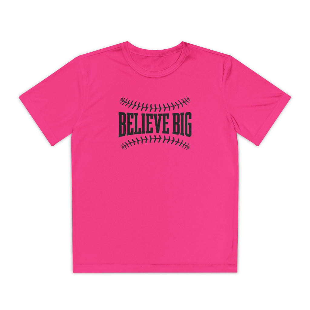 Believe Big Youth Baseball Dri Fit Tee