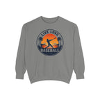 Baseball Unisex Sweatshirt - "Live Love Baseball" Vintage Sunset Crewneck