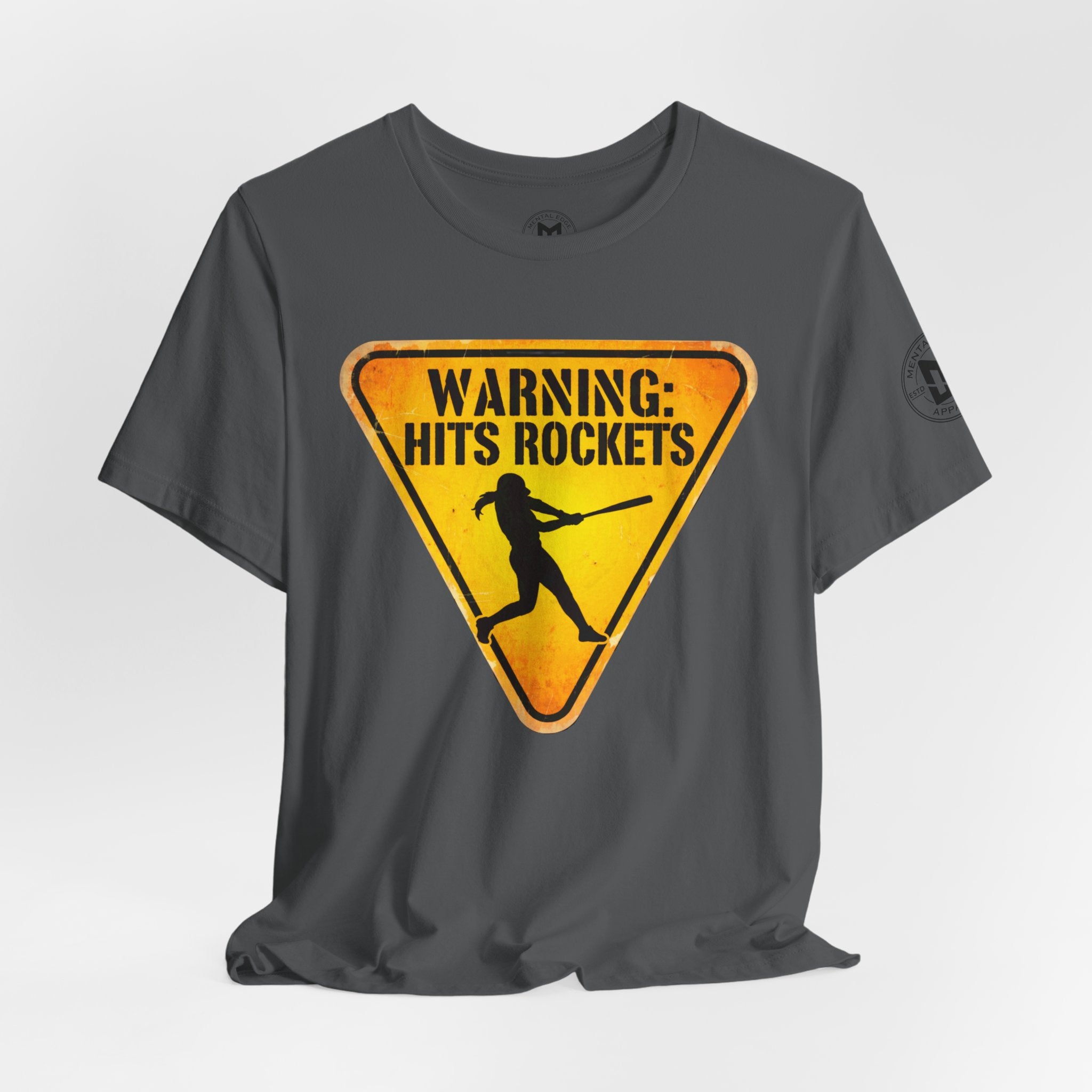 Warning: Hits Rockets Softball T-Shirt