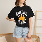 Baseball Is King T-Shirt Heavy Comfort Colors Adult Unisex