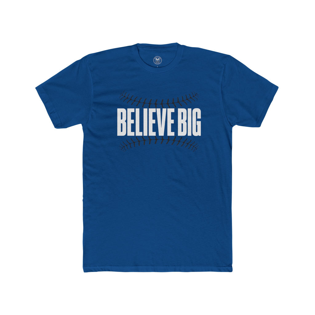 Believe Big Baseball Tee — Inspirational Sports Shirt