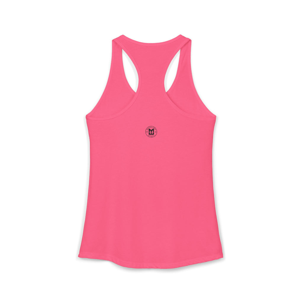 Banned to The Outfield Baseball Moms Ideal Racerback Tank