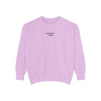 Baseball Vibes Sweatshirt — Minimalist White Crewneck