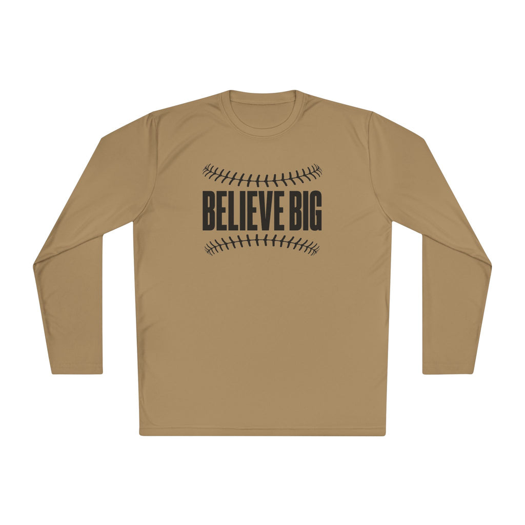 Baseball "Believe Big" Long Sleeve Unisex Tee
