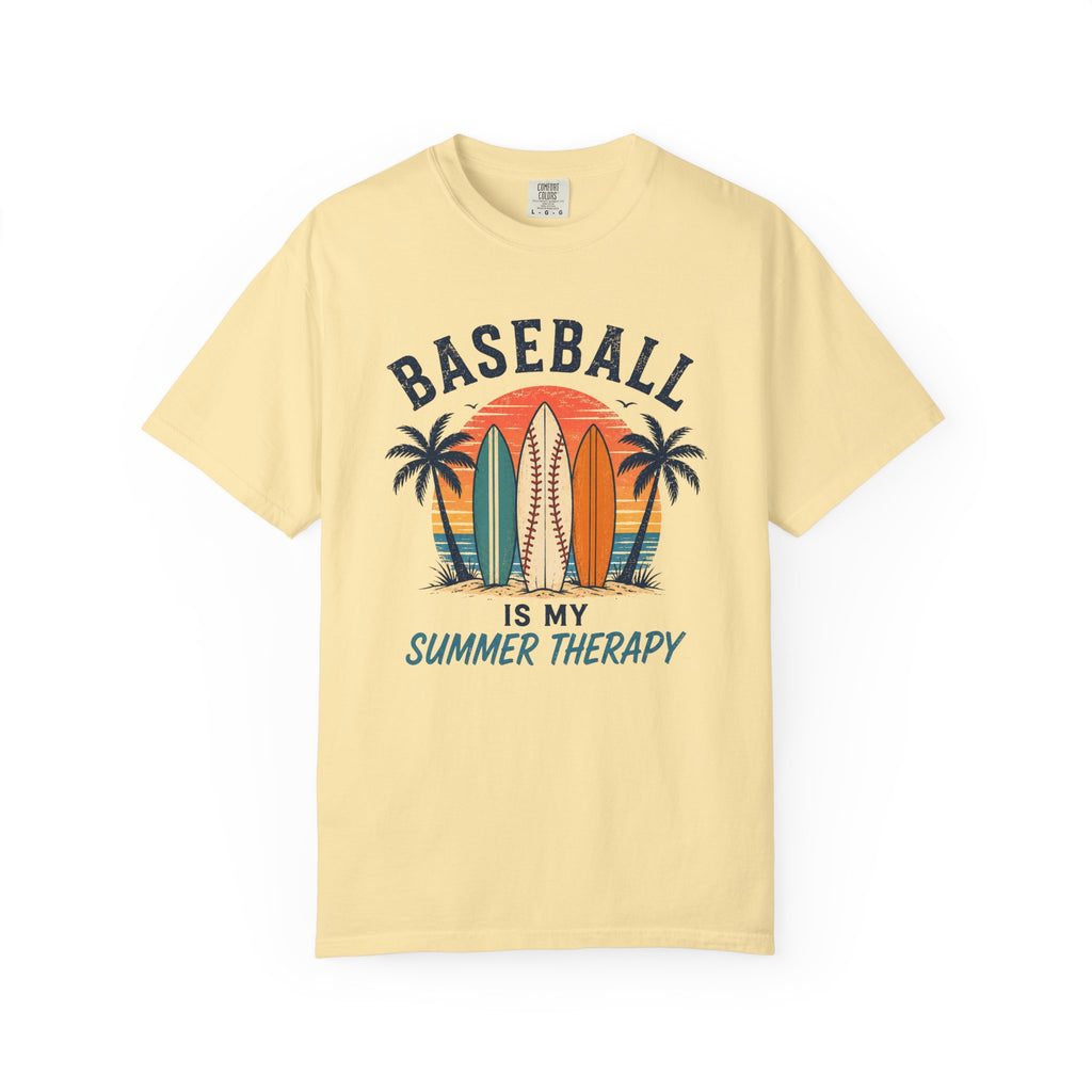 Baseball Is My Summer Therapy T-Shirt