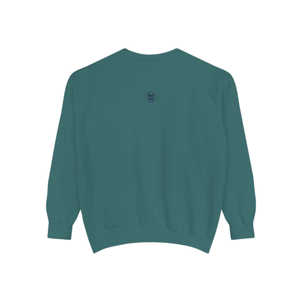 Baseball Unisex Sweatshirt - "Live Love Baseball" Vintage Sunset Crewneck