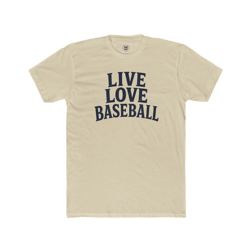 Live Love Baseball T-Shirt — Classic Baseball Tee for Fans