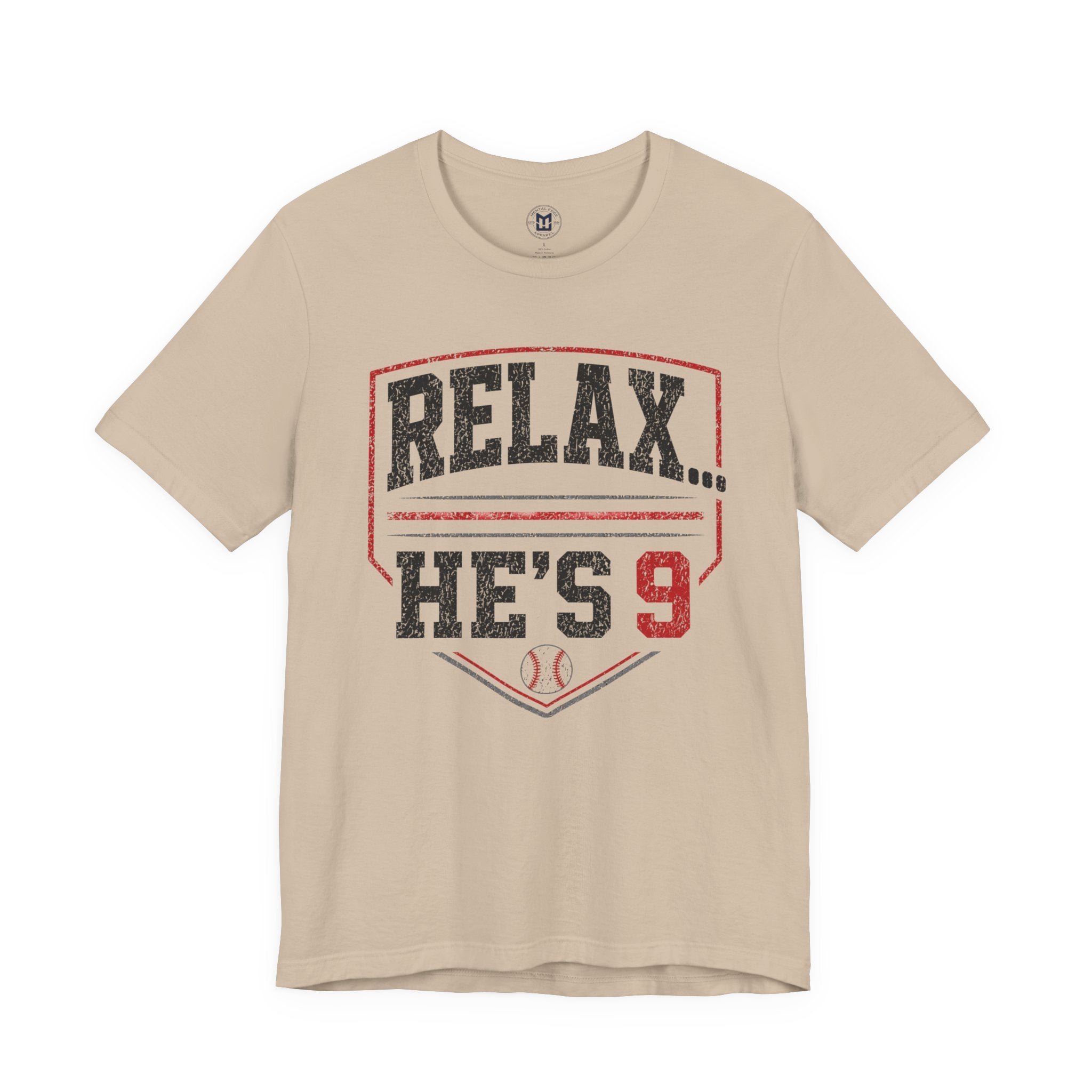 Relax... He's 9 Baseball Shirt