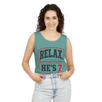 Relax... He's 7 Baseball Parents Tank Top