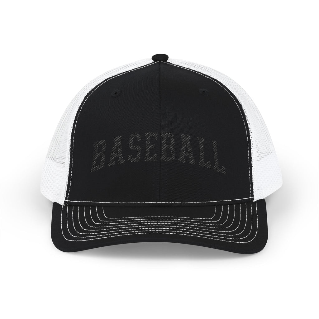 Baseball Trucker Cap – Vintage Distressed Baseball Snapback