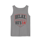 Relax... He's 14 Baseball Parent Tank Top