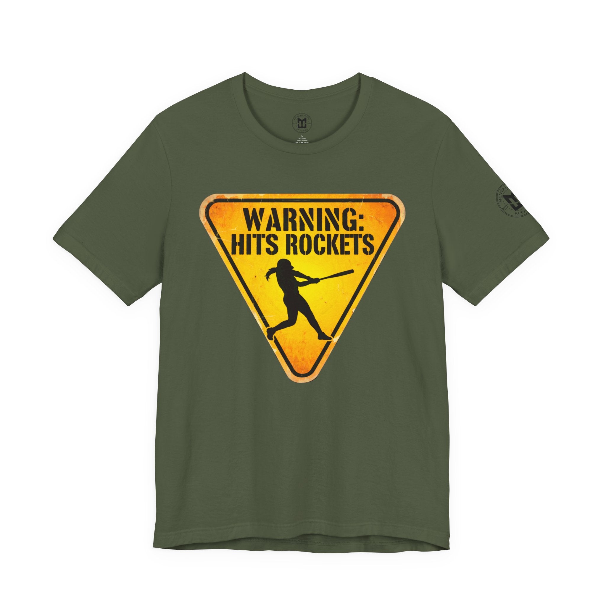 Warning: Hits Rockets Softball T-Shirt
