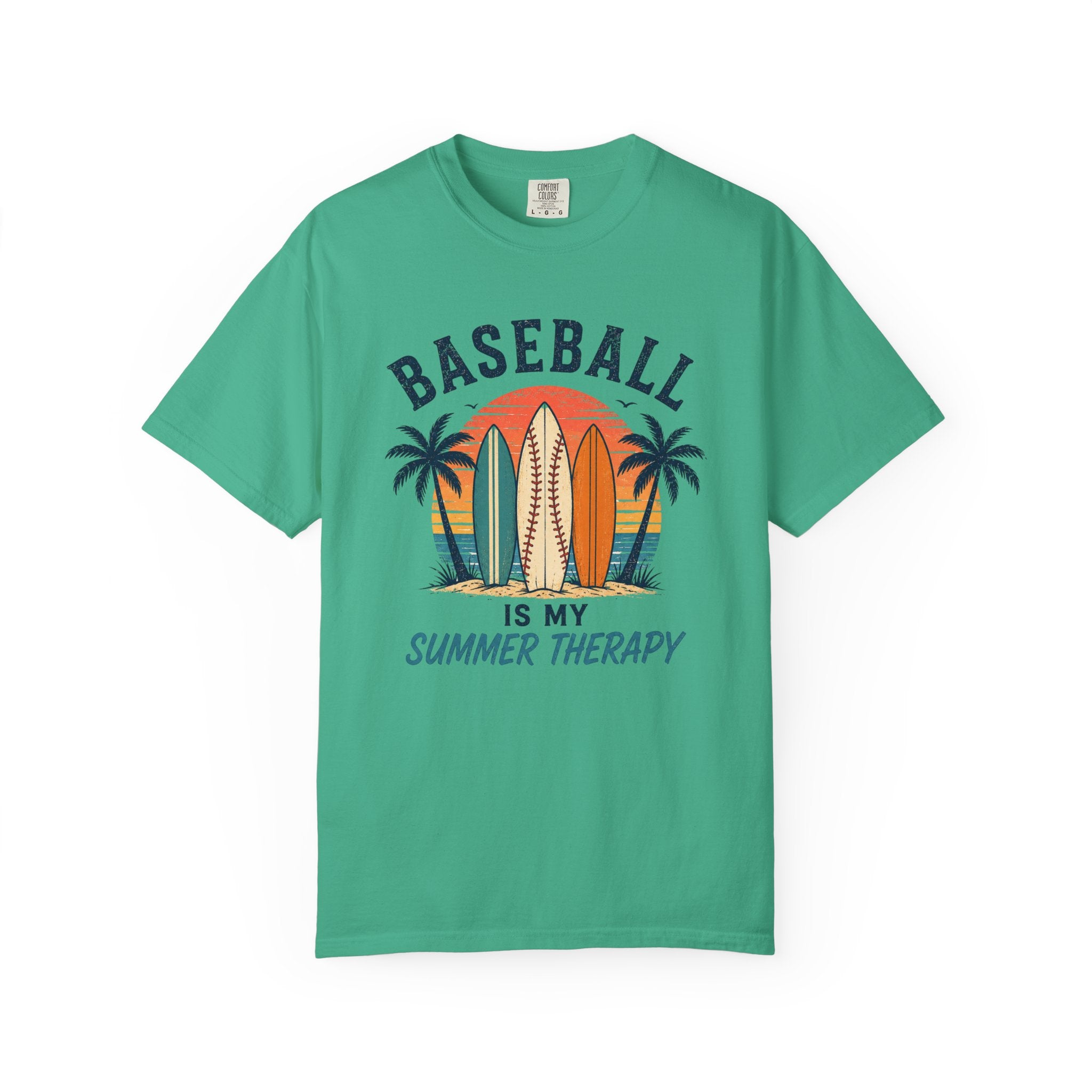 Baseball Is My Summer Therapy T-Shirt