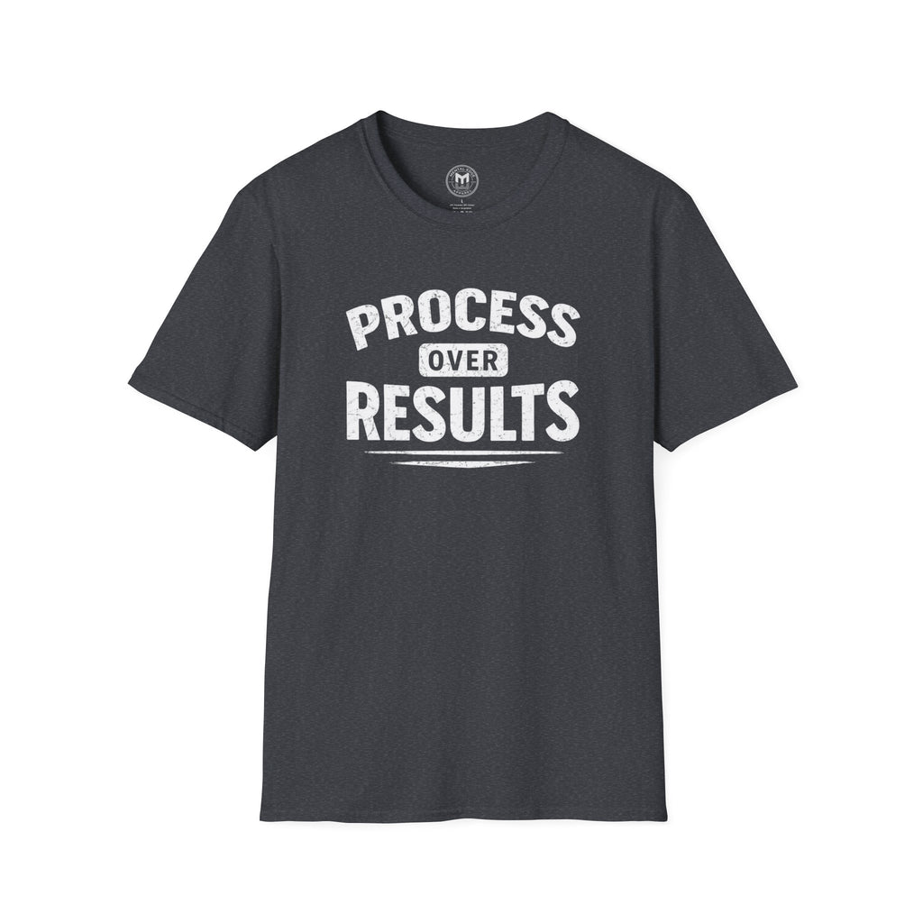 Process Over Results T-Shirt — Motivational Fitness & Productivity Tee