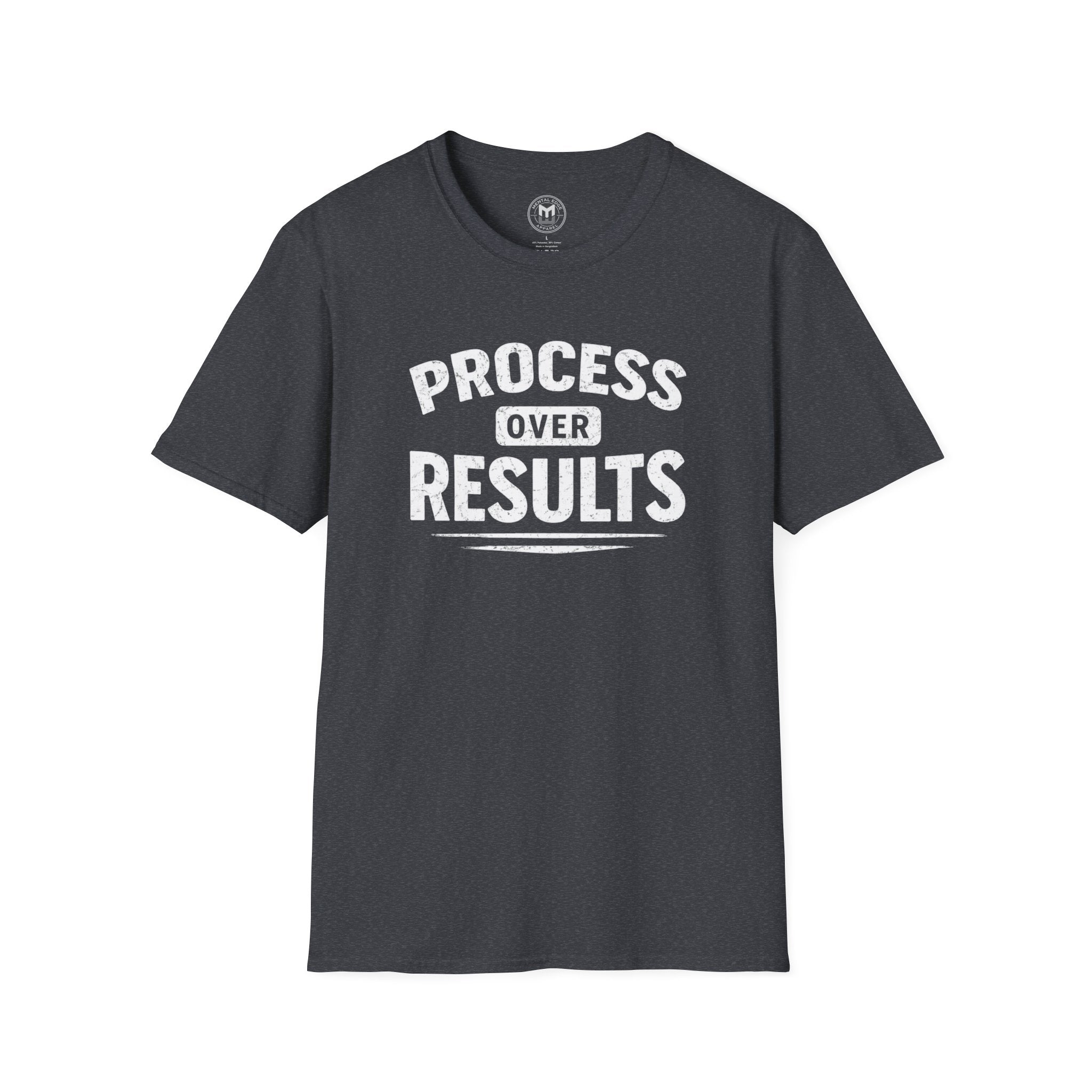 Process Over Results T-Shirt — Motivational Fitness & Productivity Tee