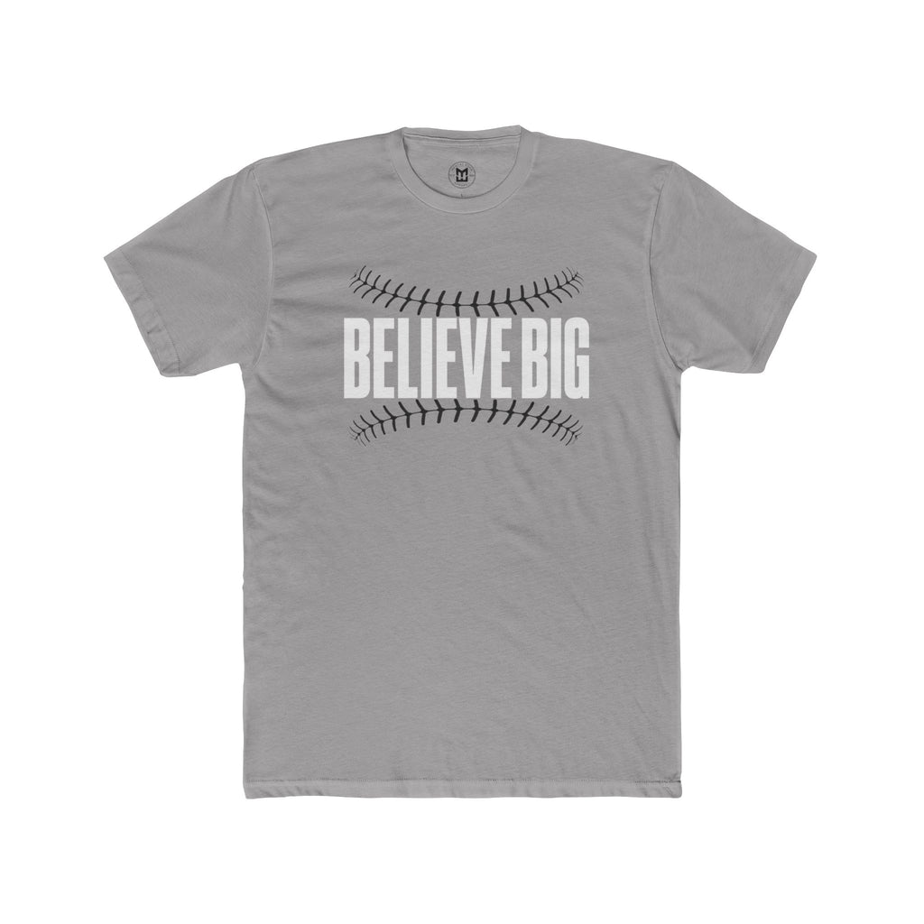 Believe Big Baseball Tee — Inspirational Sports Shirt