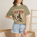 Adult Unisex "Chin Music Enforcer of Heat" Baseball Pitchers Comfort Colors Garment-Dyed T-shirt