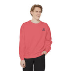 Baseball Sweatshirt — "Live Love Baseball" Vintage Sunset Crewneck Unisex