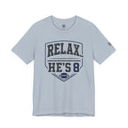 Relax He's 8 Football Parent Tee