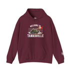Welcome to Tanksville Hoodie — Military Tank Graphic Pullover