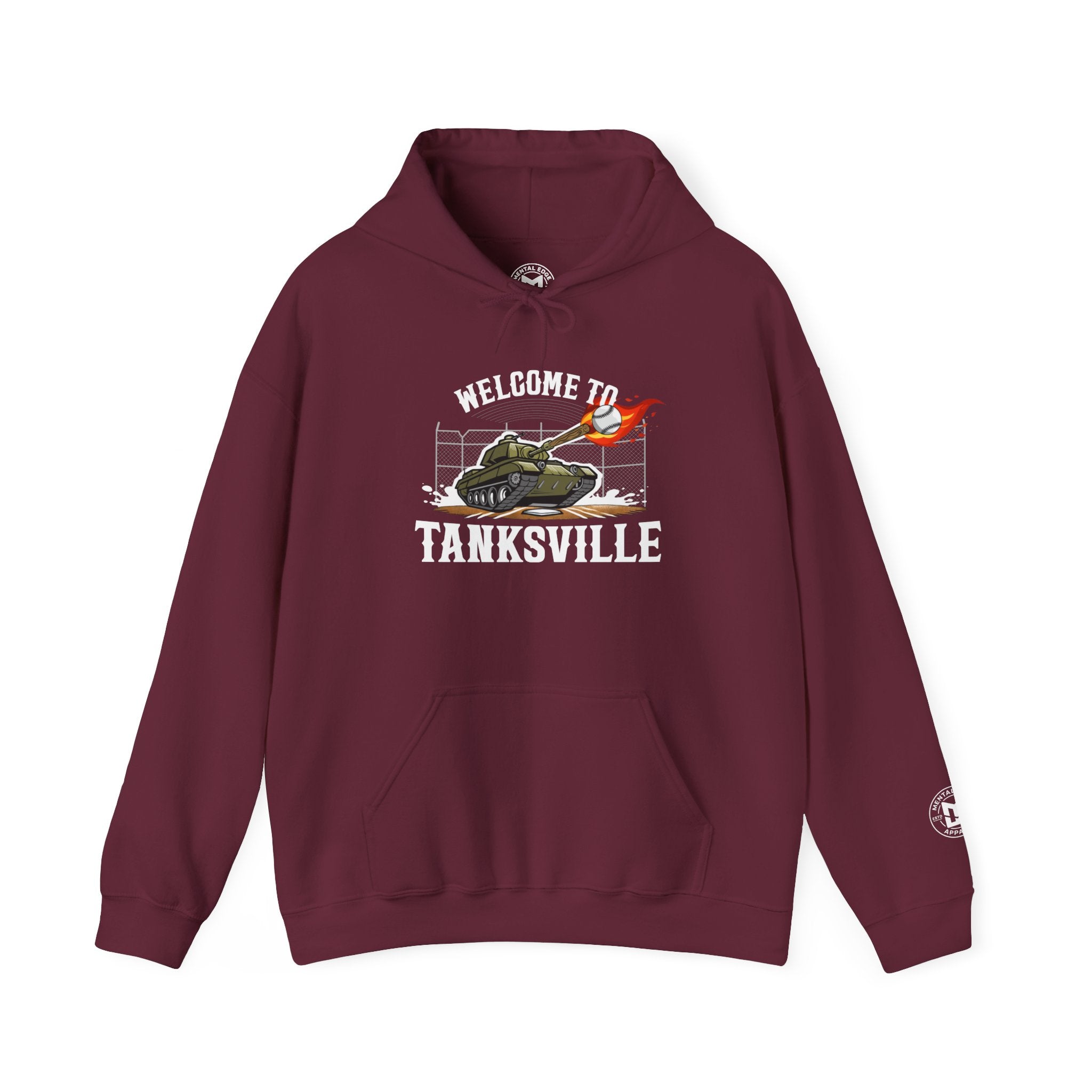 Welcome to Tanksville Hoodie — Military Tank Graphic Pullover